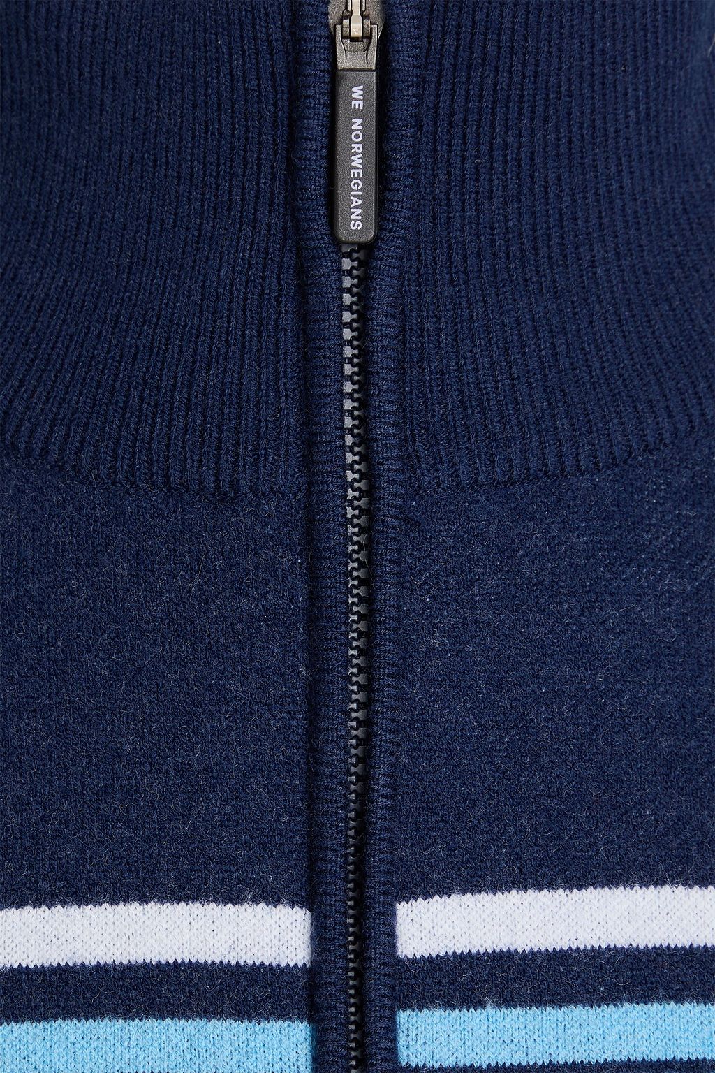 WE NORWEGIANS Stryn jacquard-knit merino wool-blend half-zip sweater