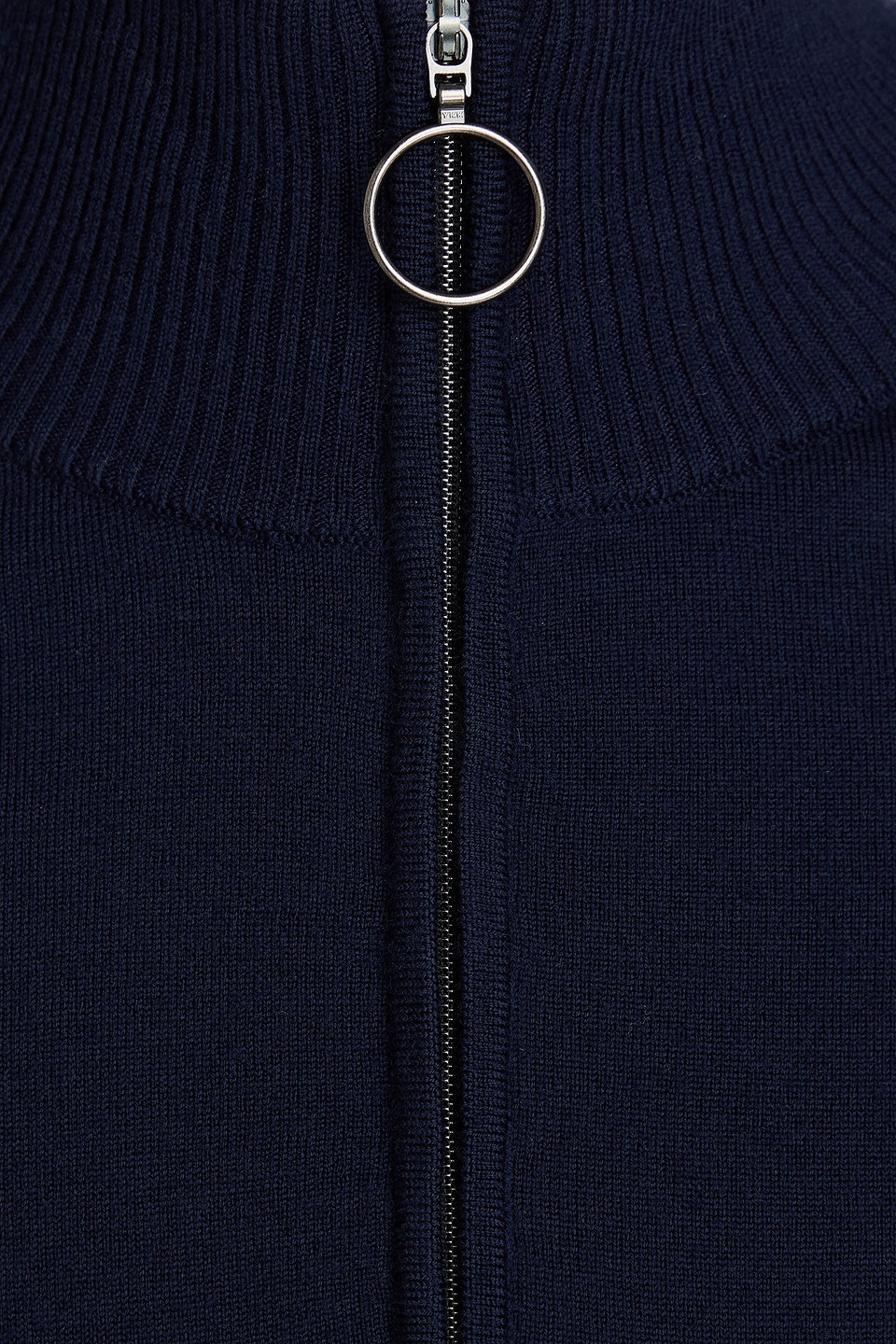We Norwegians Varden Merino Wool-blend Half-zip Ski Sweater In Blue