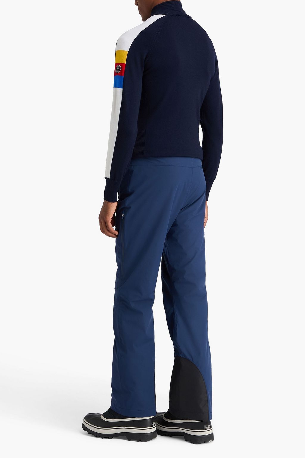 WE NORWEGIANS Varden merino wool-blend half-zip ski sweater
