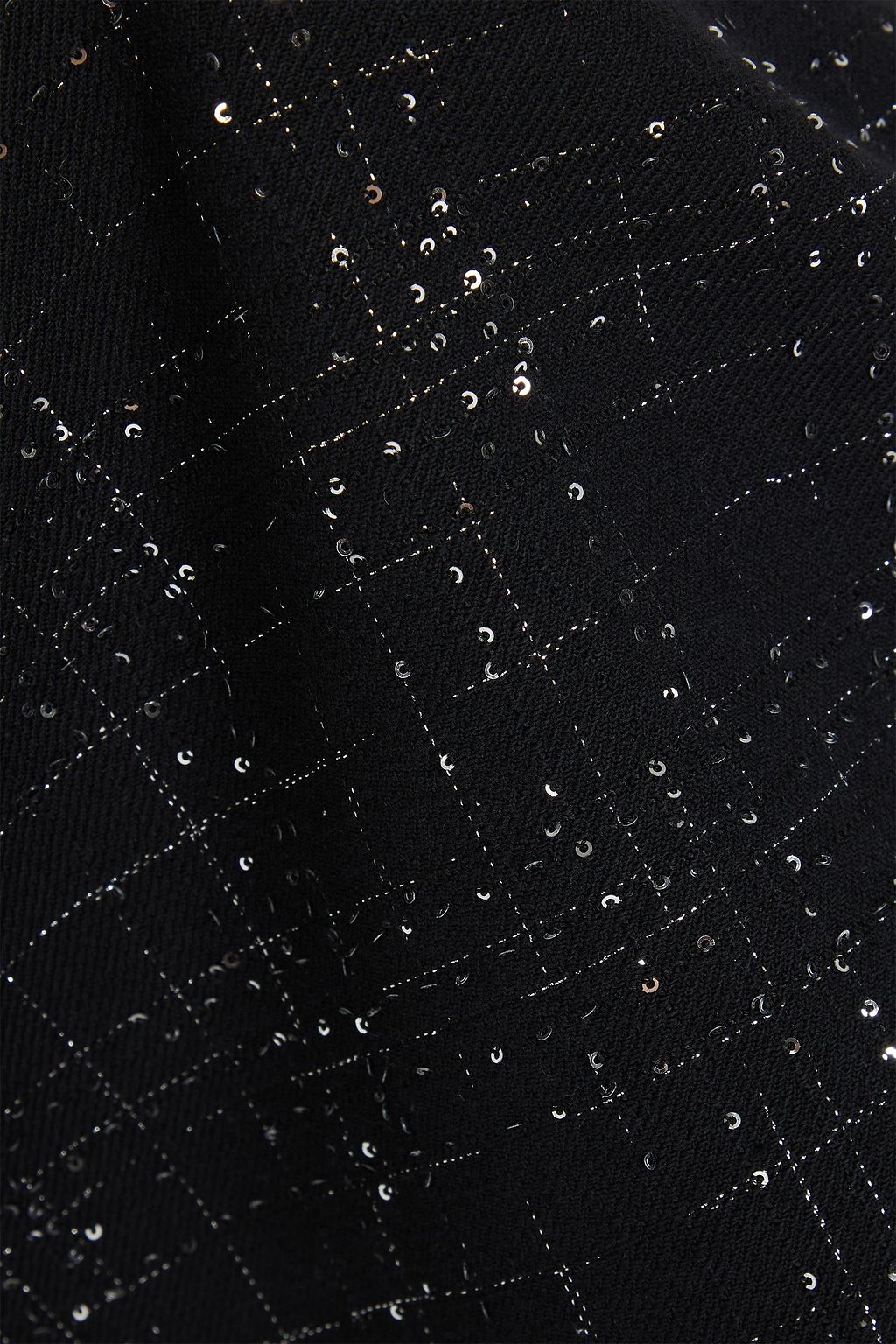 MAJE Embellished tweed mini skirt