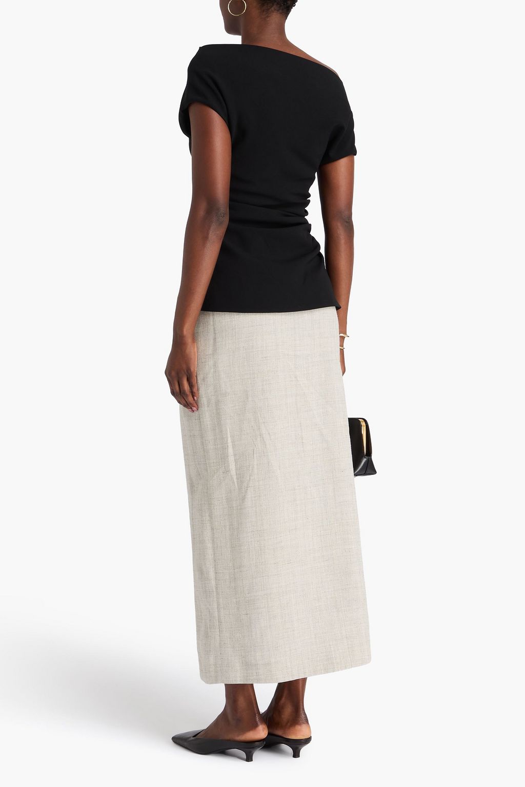 PROENZA SCHOULER Schulterfreies Oberteil „Francesa“ aus Crêpe