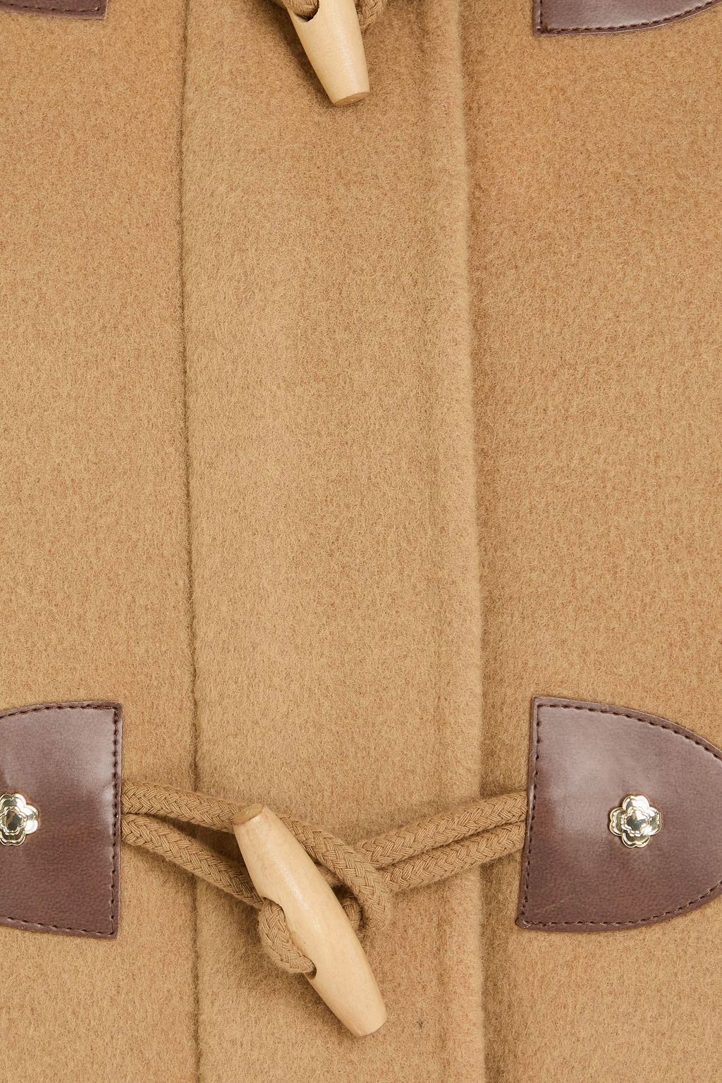 MAJE Wool-blend felt coat