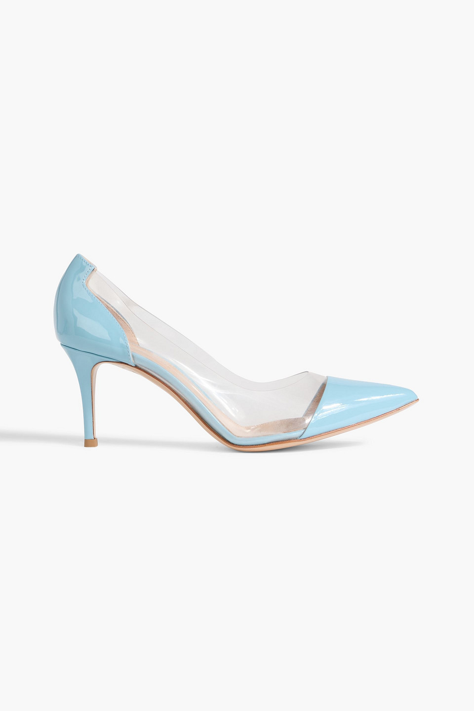 Gianvito Rossi Plexi Patent-leather And Pvc Pumps