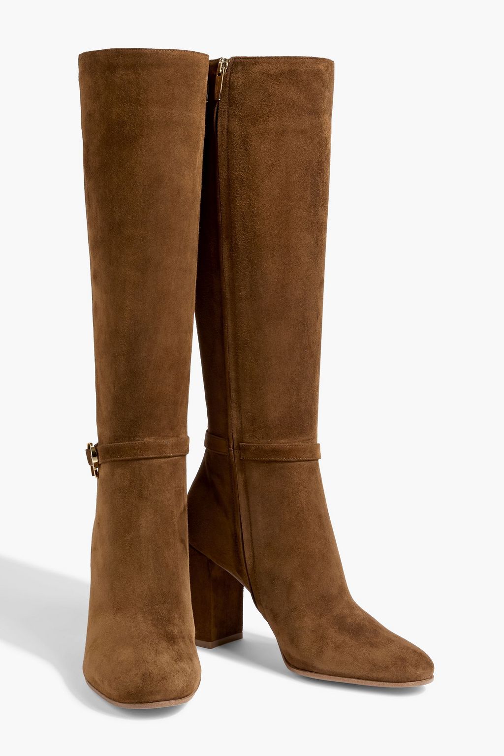 GIANVITO ROSSI Ribbon suede knee boots