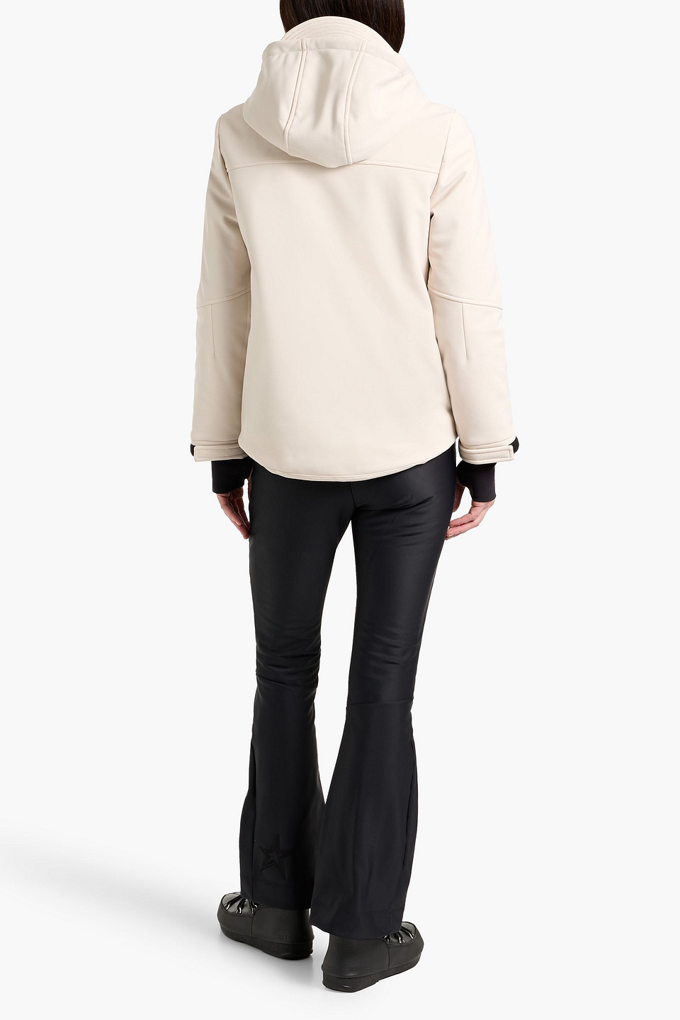 Brunello Cucinelli Hooded Padded Ski Jacket In Neutral