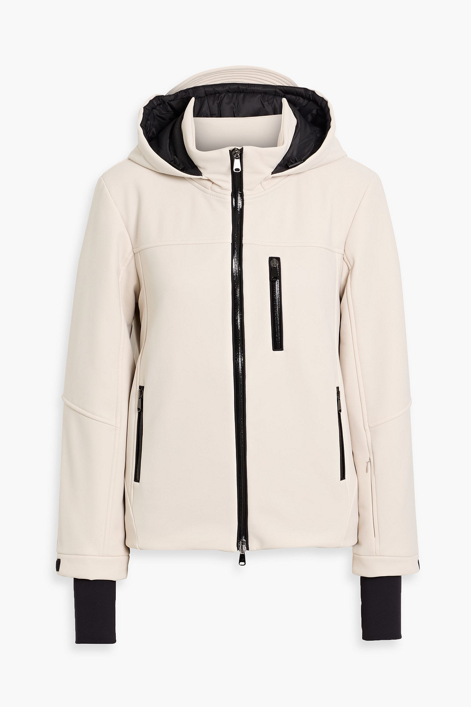 Brunello Cucinelli Hooded Padded Ski Jacket In Neutral