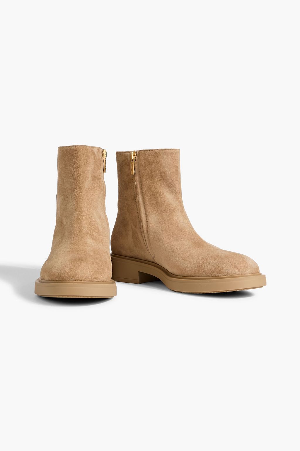 GIANVITO ROSSI Lexington suede ankle boots