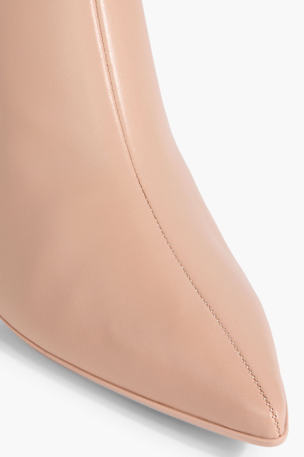 GIANVITO ROSSI Alina gathered leather ankle boots