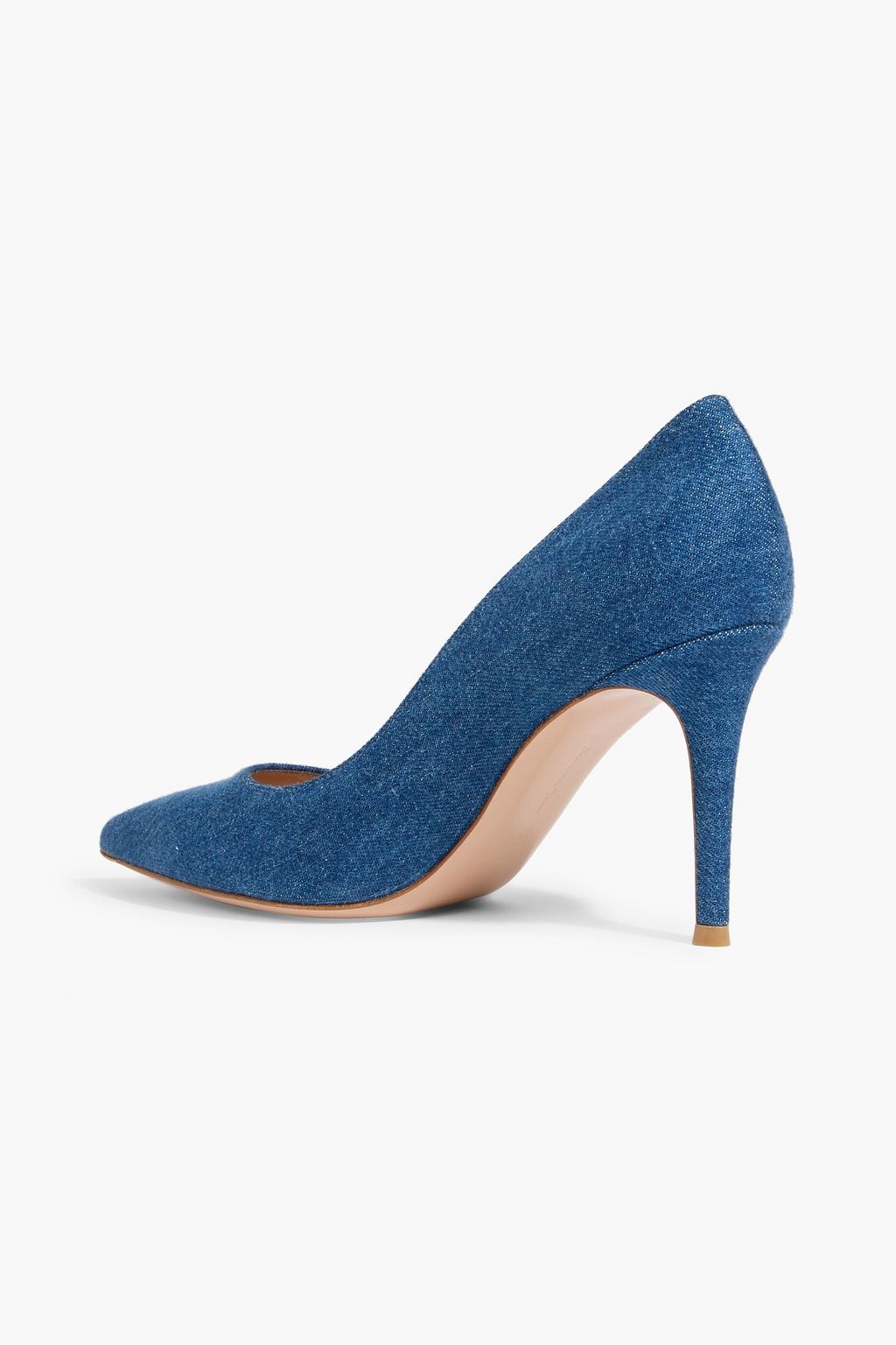 GIANVITO ROSSI Gianvito 85 denim pumps
