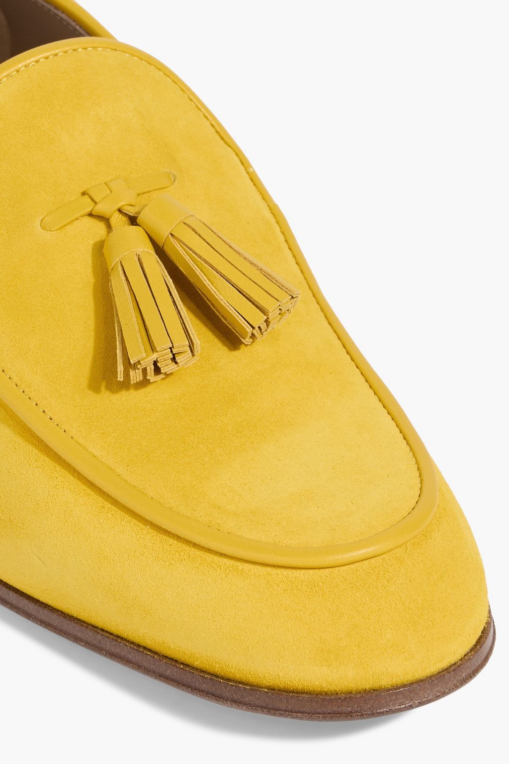 GIANVITO ROSSI Julio tasseled suede loafers