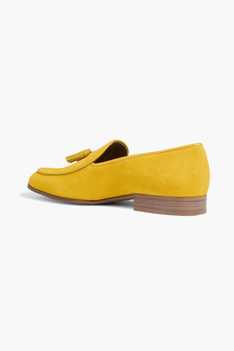 Gianvito Rossi Julio Tasseled Suede Loafers
