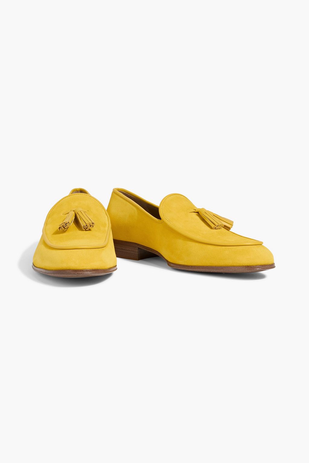 GIANVITO ROSSI Julio tasseled suede loafers
