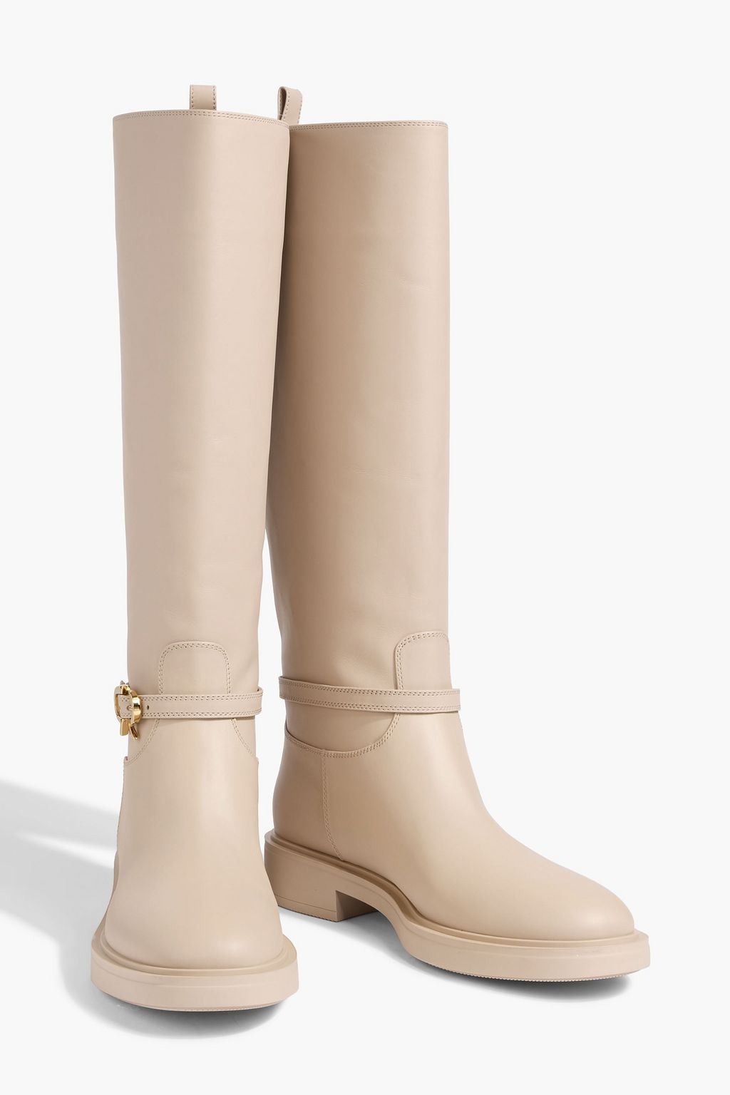 GIANVITO ROSSI Ribbon Cavalier leather knee boots