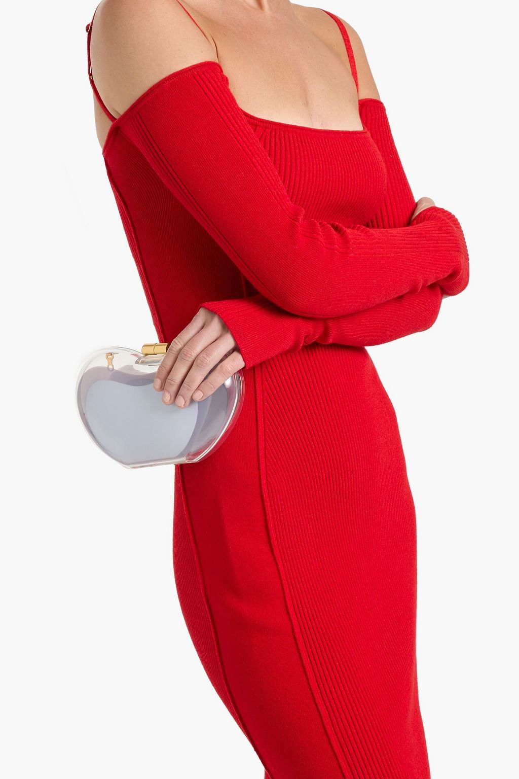 SIMKHAI Shadow acrylic clutch
