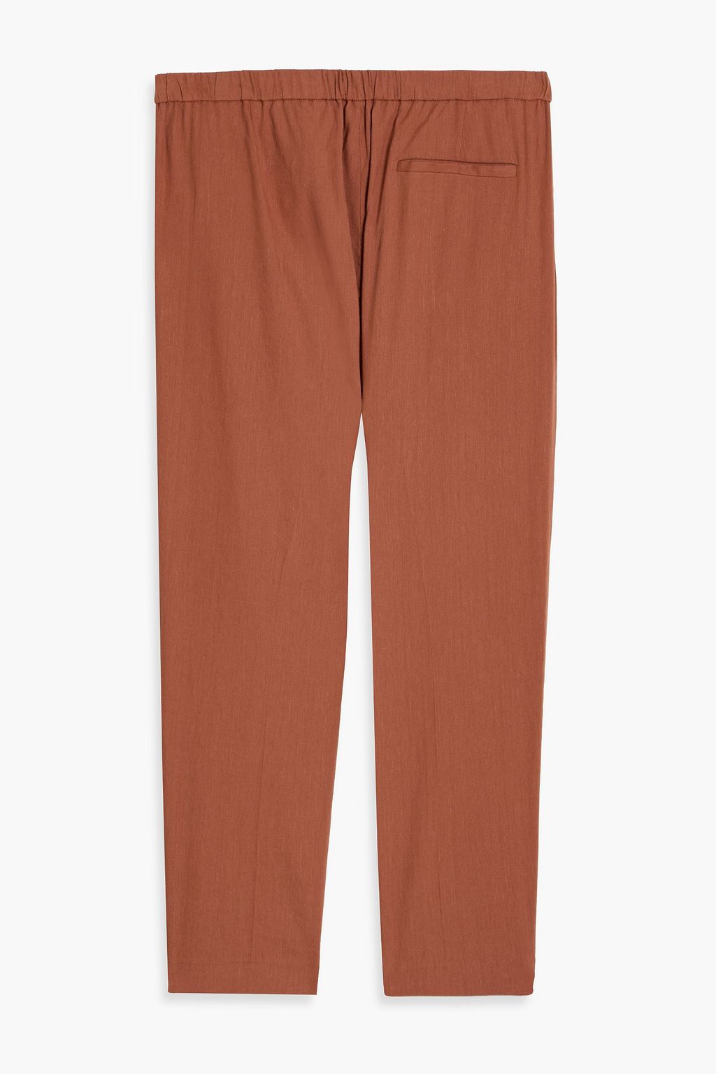 THEORY Treeca cropped linen-blend slim-leg  pants