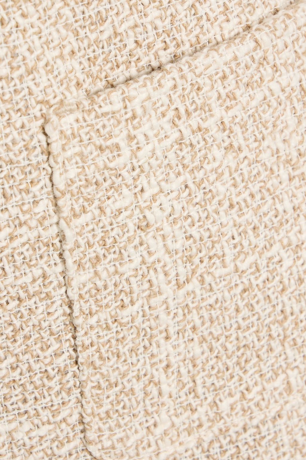 THEORY Cotton-blend tweed mini skirt