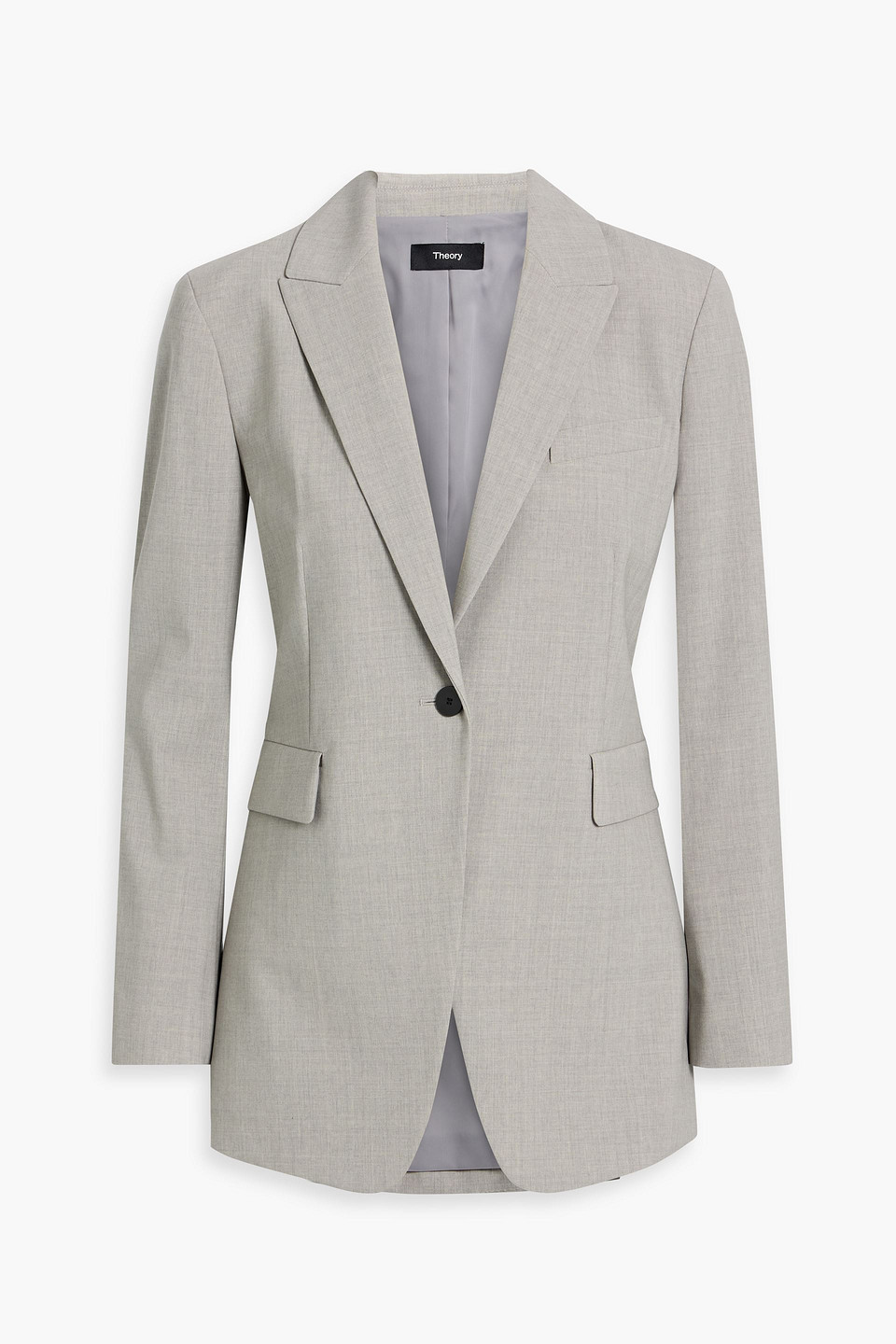 Theory Wool-blend Blazer In Multi