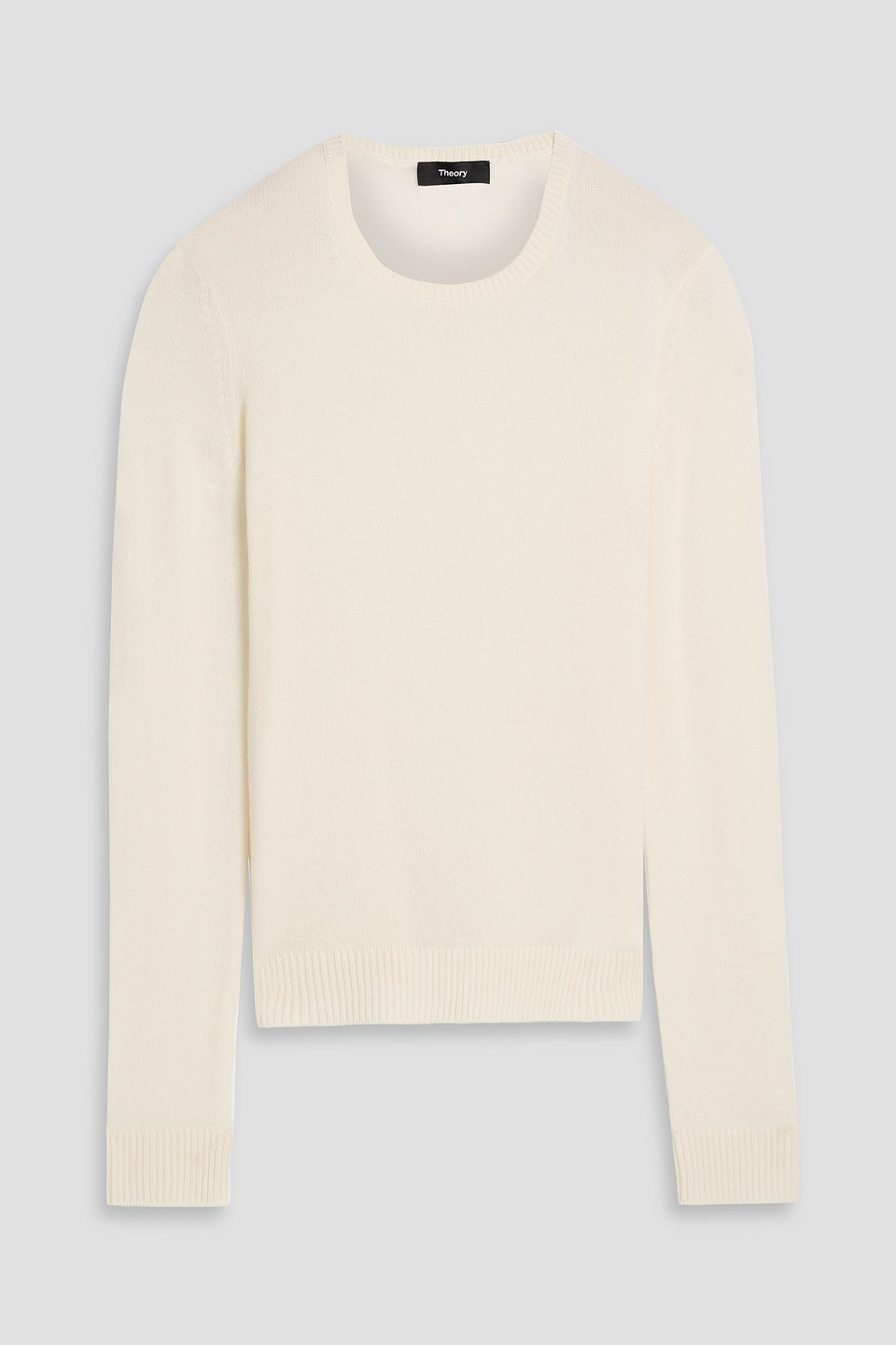 Theory Cashmere Sweater In Neutral