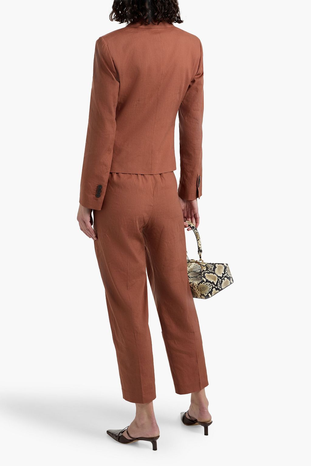 THEORY Linen-blend blazer