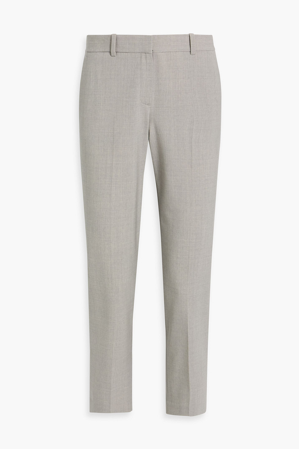 Theory Wool-blend Tapered Pants In Multi