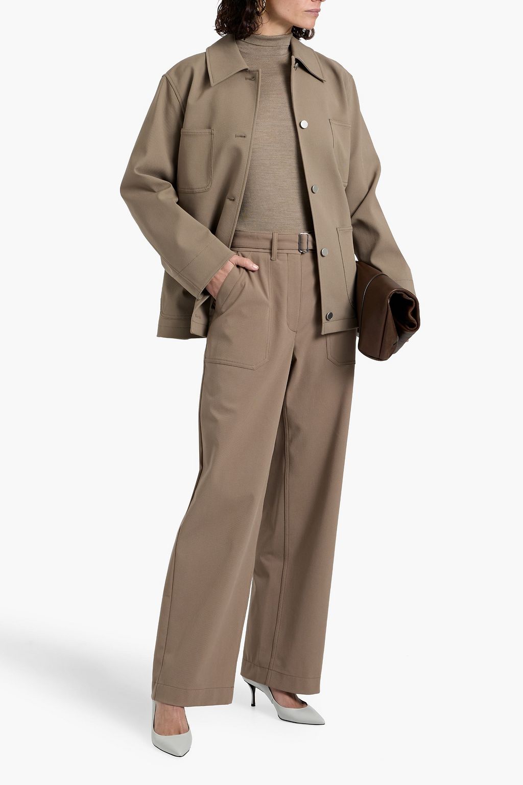 THEORY Cotton-blend twill jacket