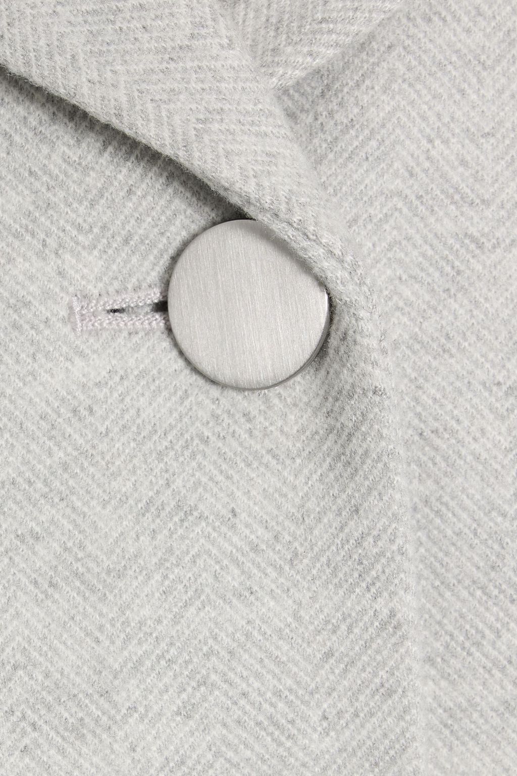 THEORY Cropped herringbone knitted jacket