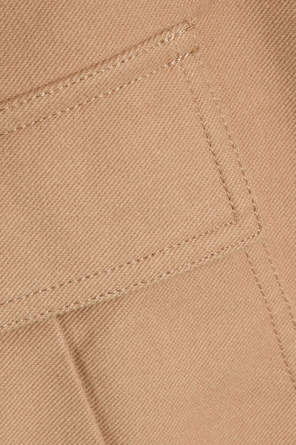 THEORY Cotton-blend twill wide-leg cargo pants