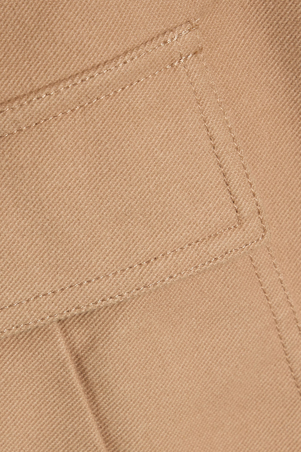 Theory Cotton-blend Twill Wide-leg Cargo Pants