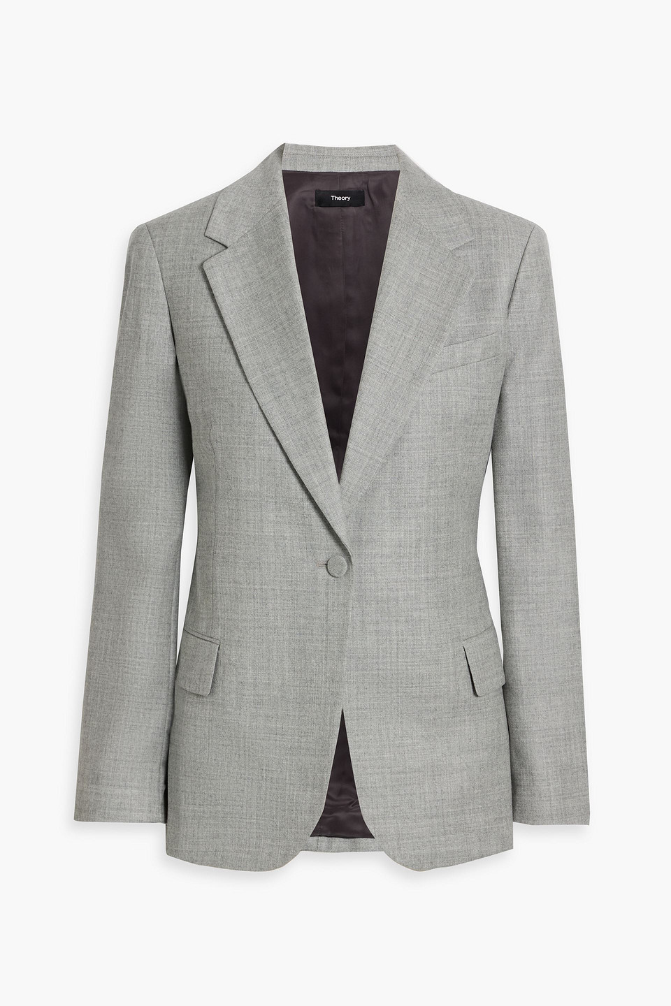 Theory Wool Blazer In Gray