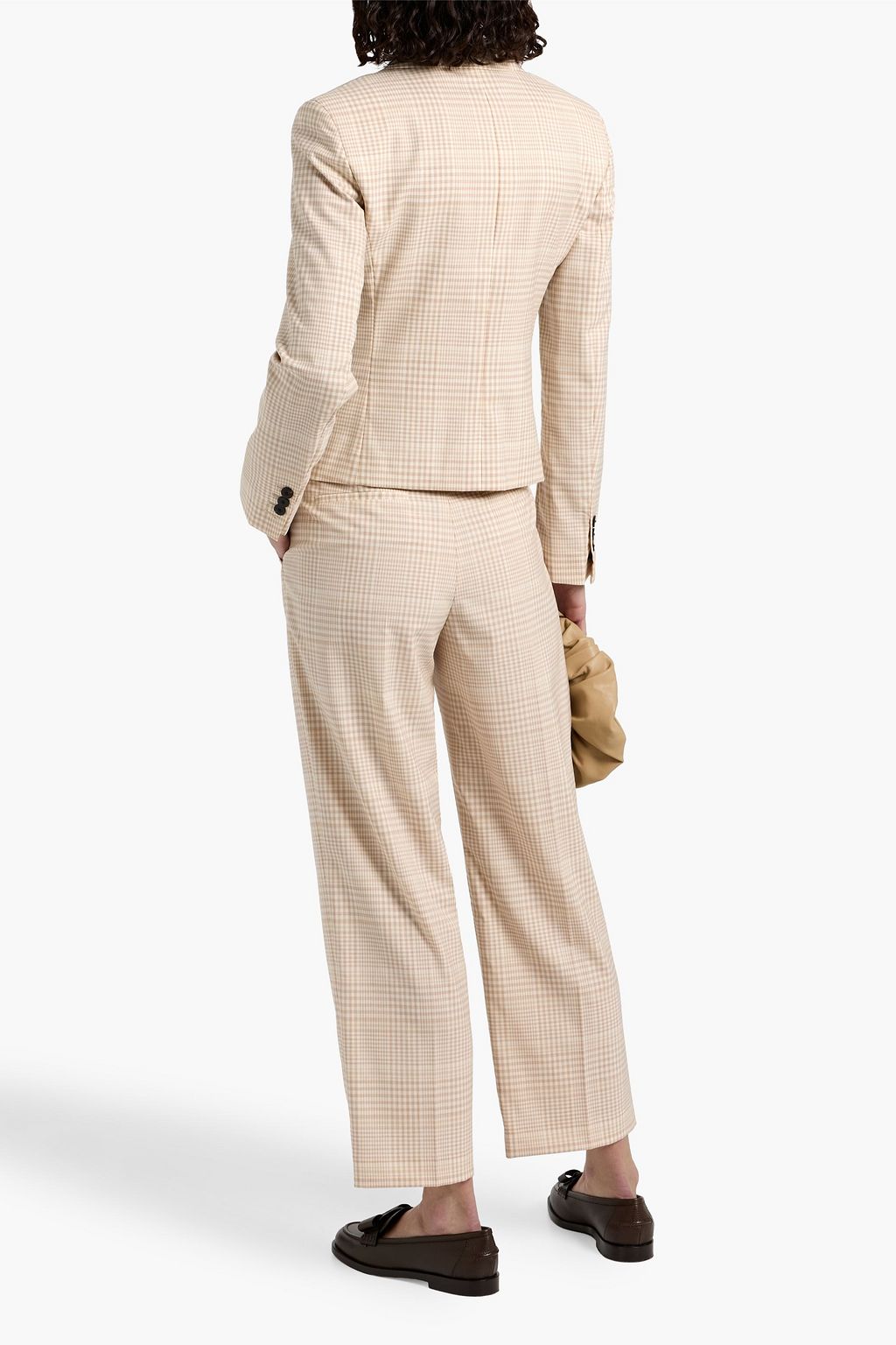 THEORY Roswell checked wool-tweed blazer