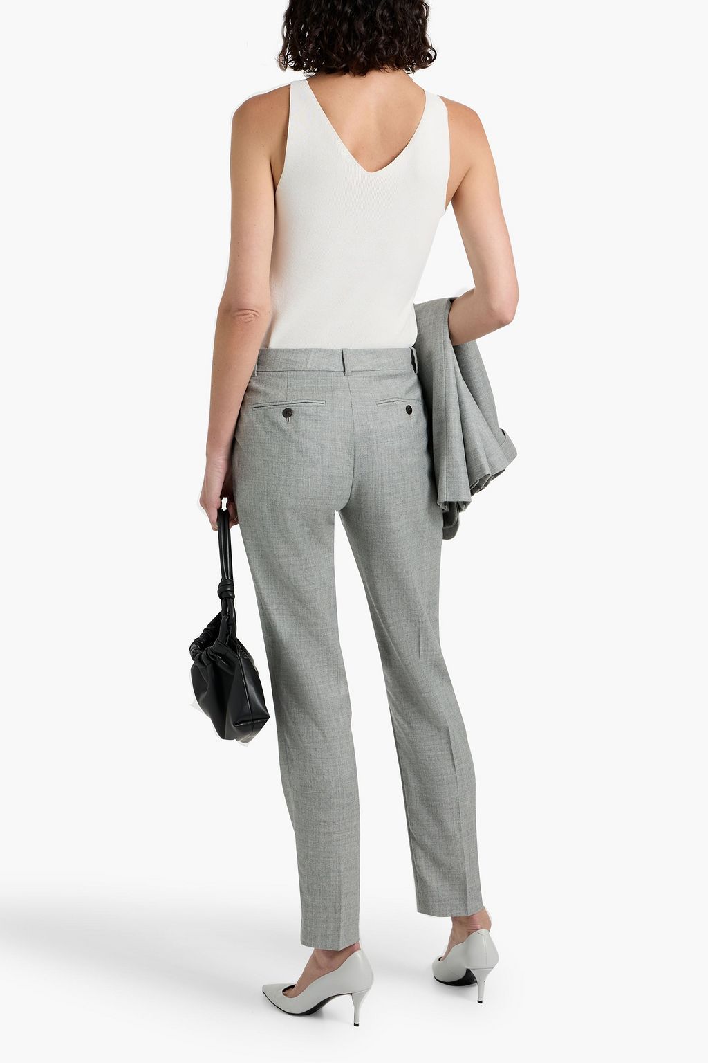 THEORY Wool tapered pants