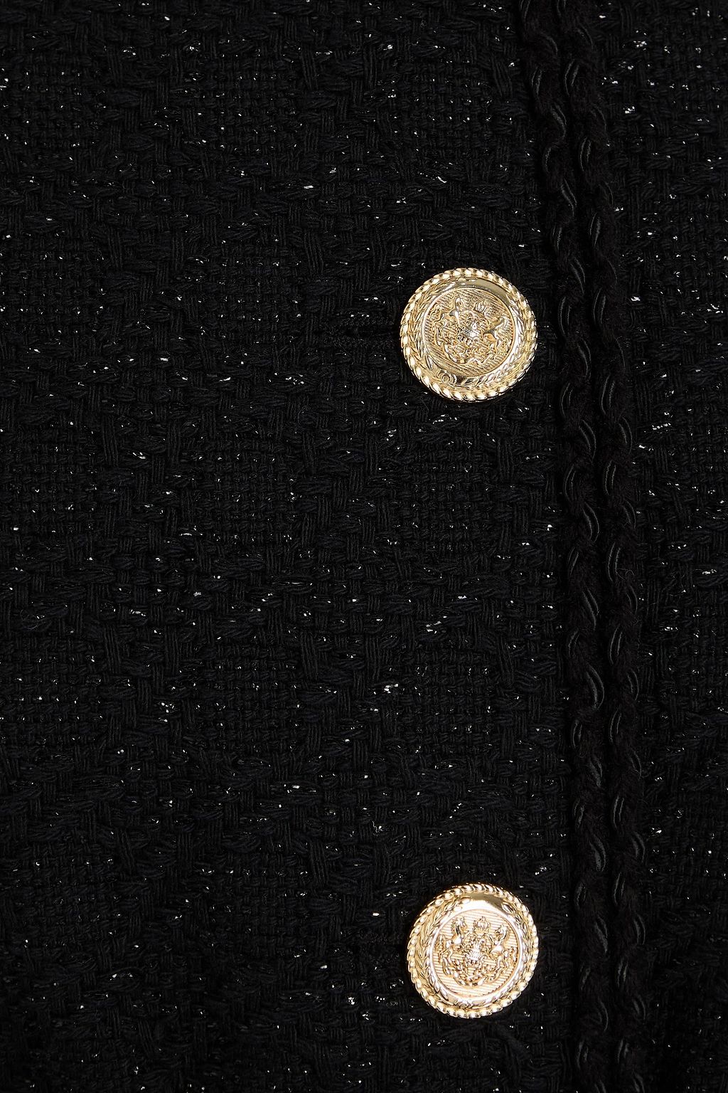 MAJE Metallic tweed jacket