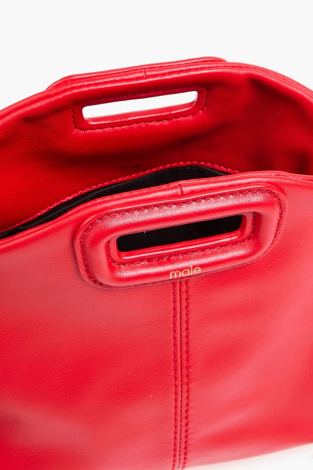 MAJE Fringed leather shoulder bag