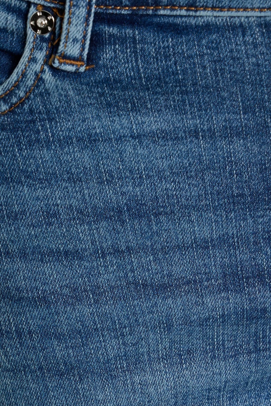 FRAME Le Slim Palazzo high-rise wide-leg jeans