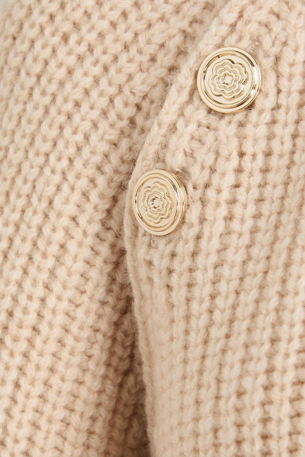 MAJE Ribbed wool sweater