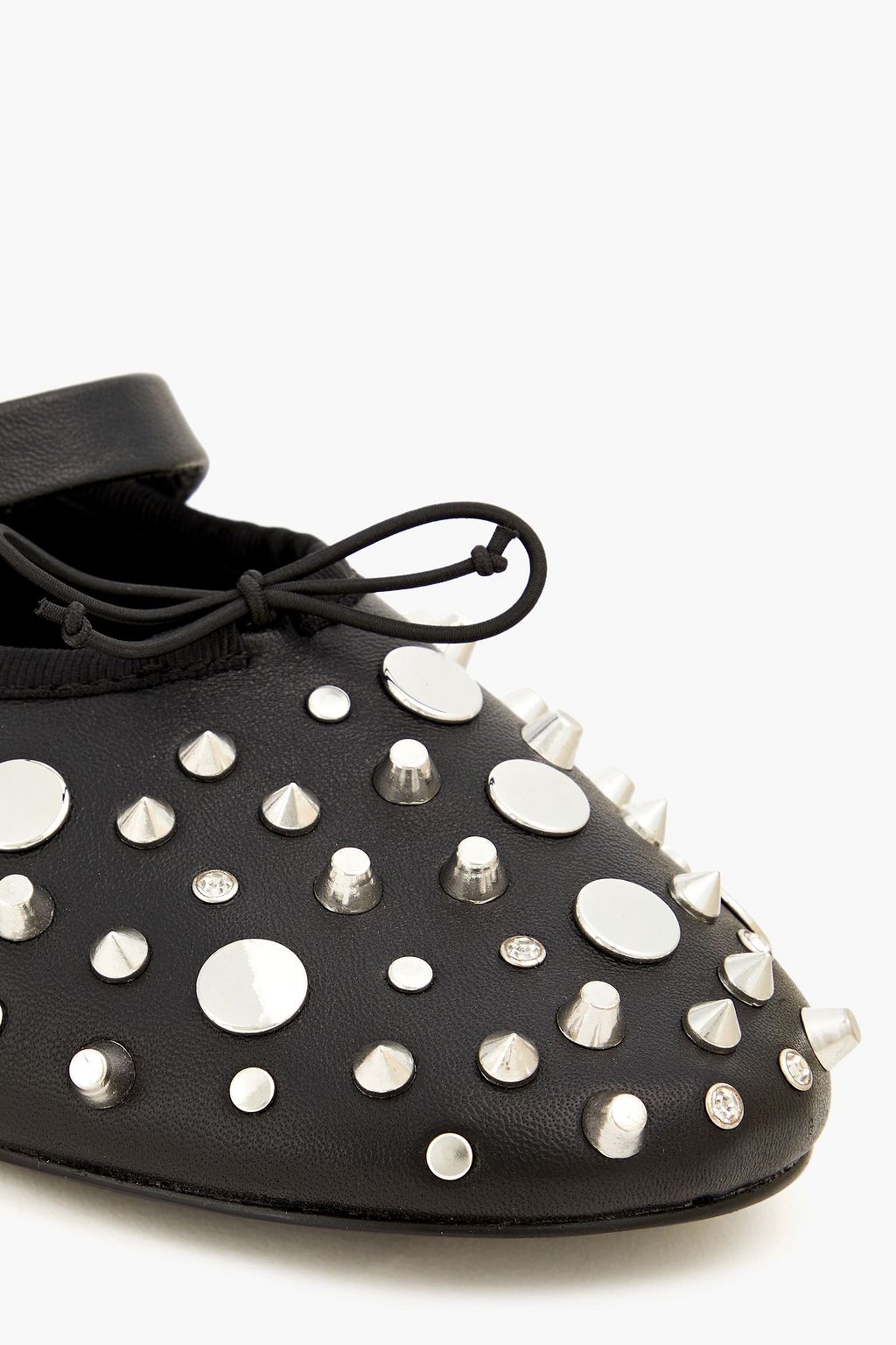 MAJE Mary-Jane-Ballerinas aus Leder mit Verzierung