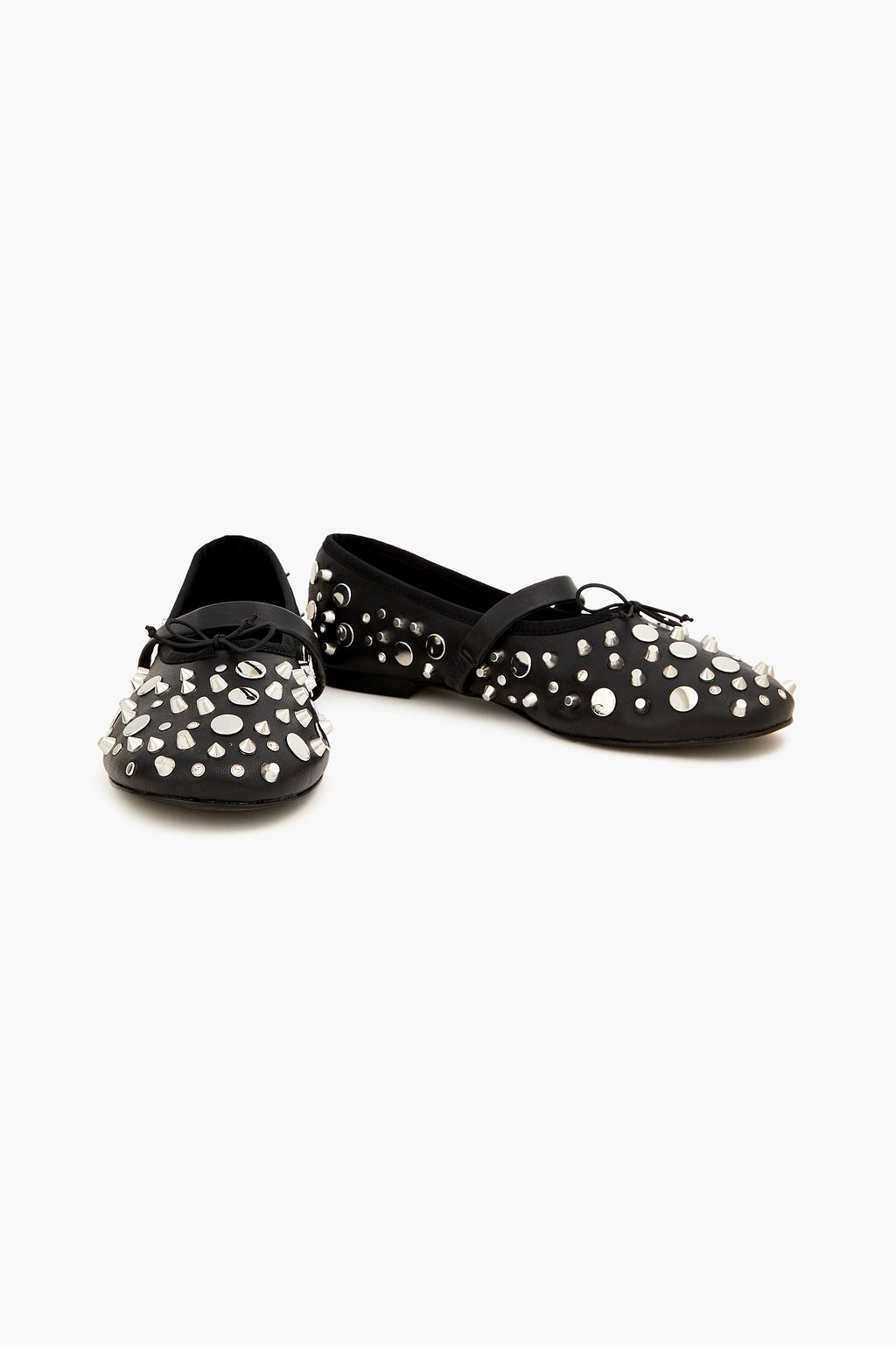 MAJE Mary-Jane-Ballerinas aus Leder mit Verzierung