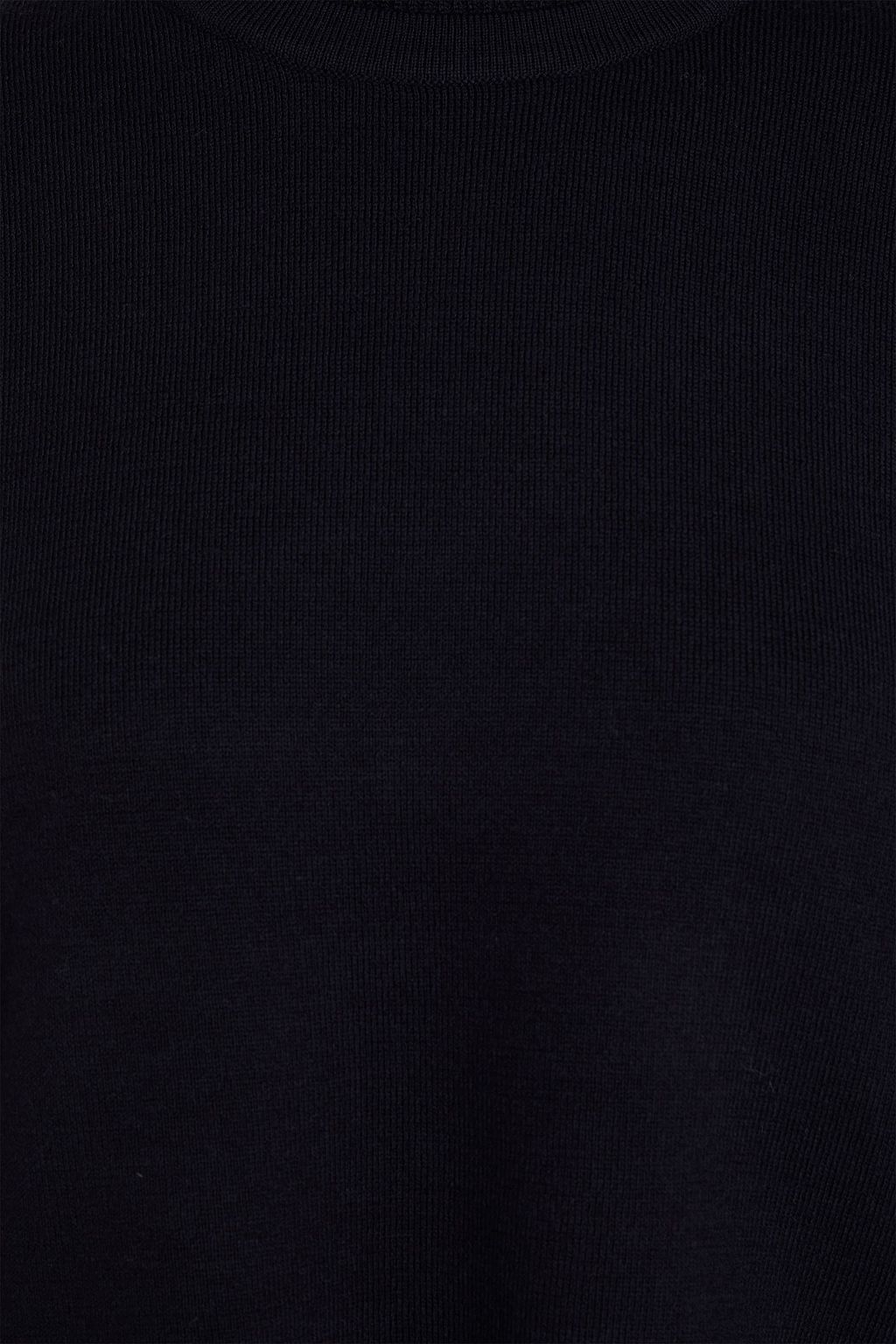 SANDRO Ruffled knitted turtleneck sweater