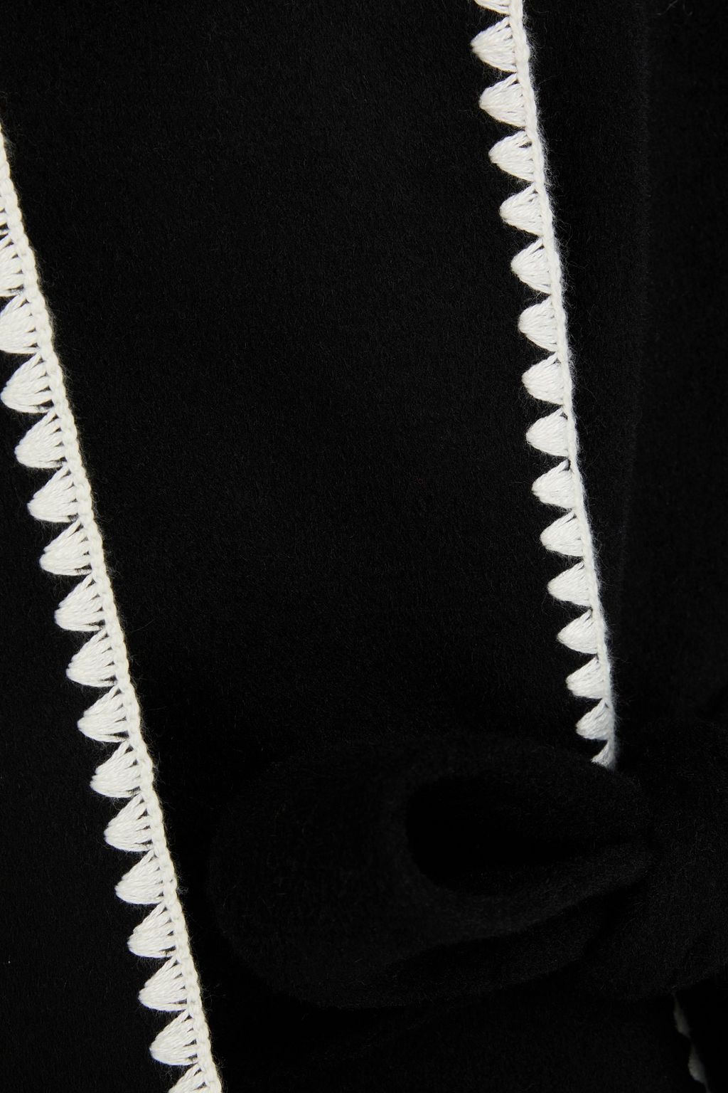 MAJE Wool-blend felt coat