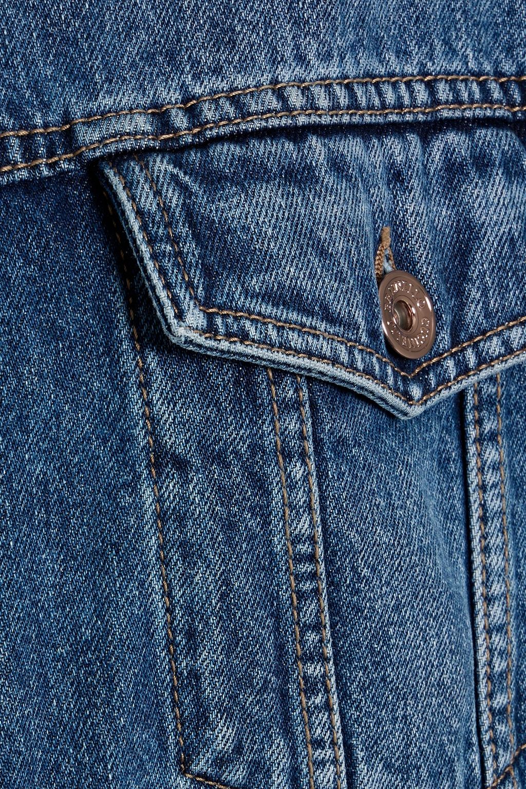 BRUNELLO CUCINELLI Bead-embellished denim jacket