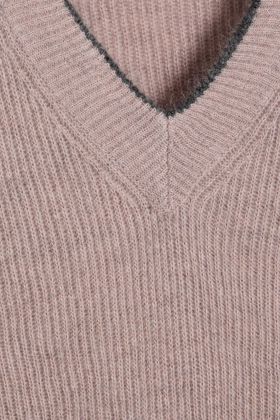 Brunello Cucinelli Ribbed Mohair-blend Sweater In Pink
