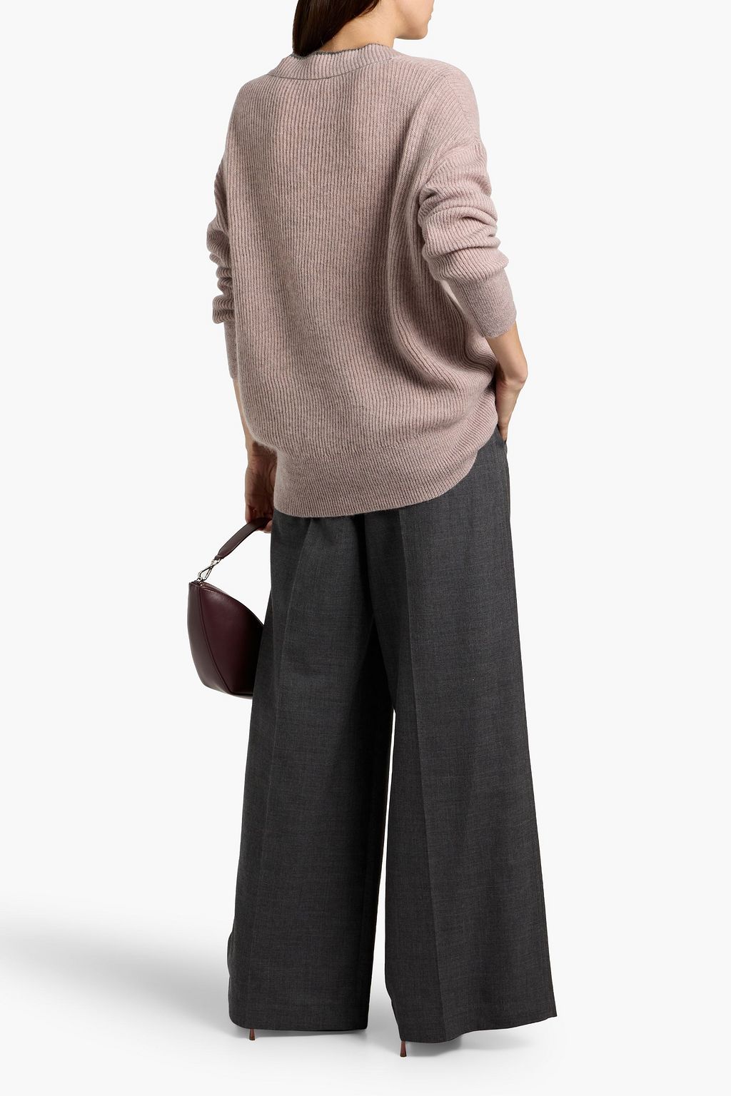 BRUNELLO CUCINELLI Ribbed mohair-blend sweater