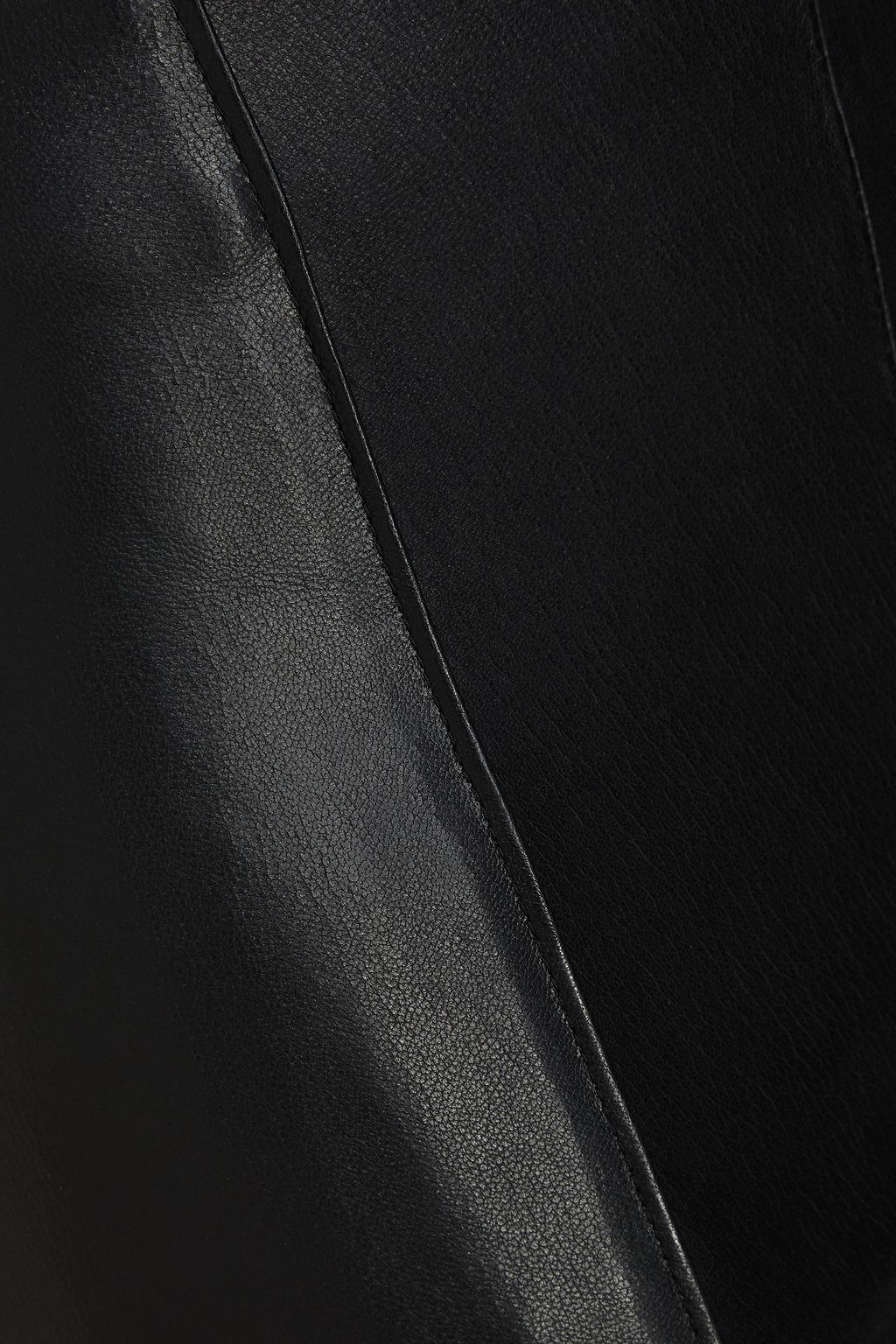MAJE Leather bootcut pants