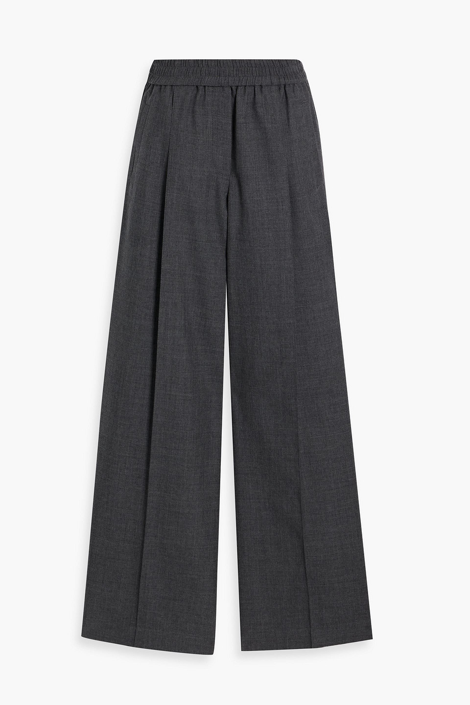 Brunello Cucinelli Wool Wide-leg Pants