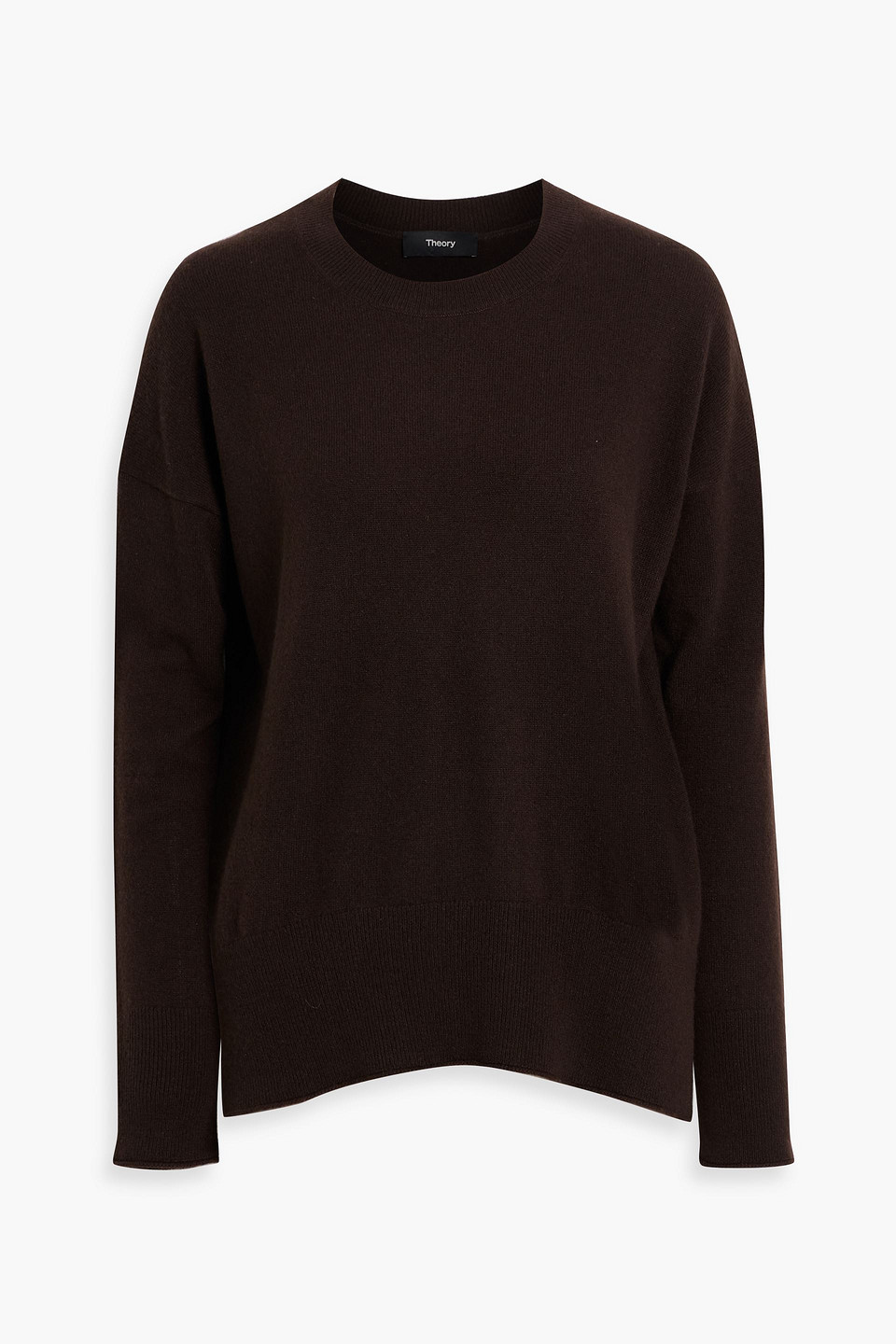 Theory Cashmere Sweater In Brown