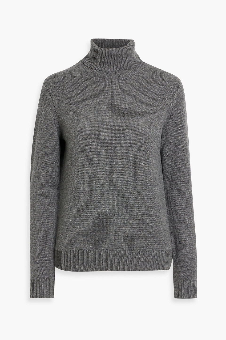 Theory Turtleneck Long Sleeve Sweater In Gray