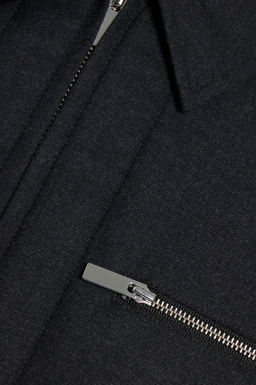THEORY Cropped flannel jacket