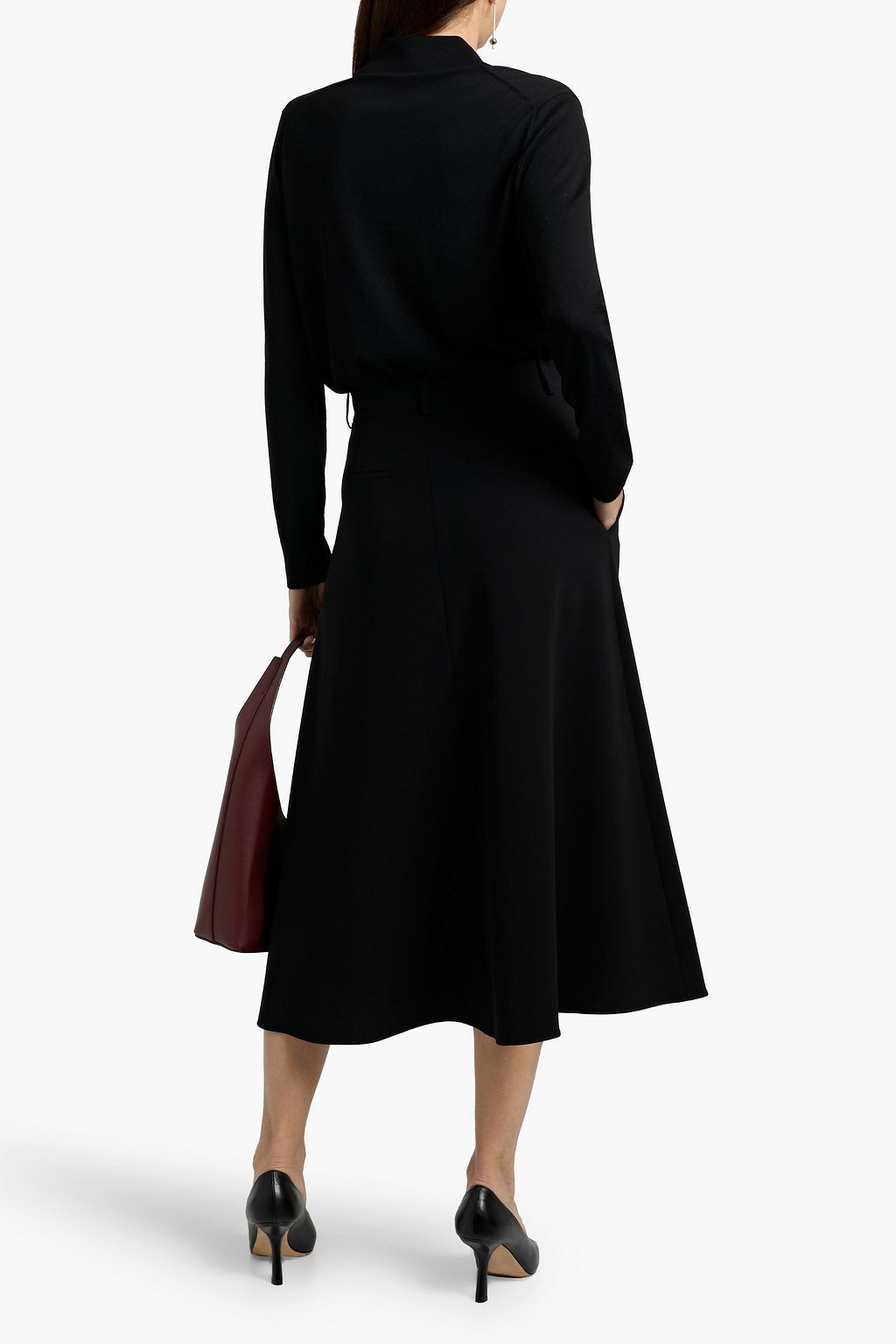 THEORY Merino wool polo sweater