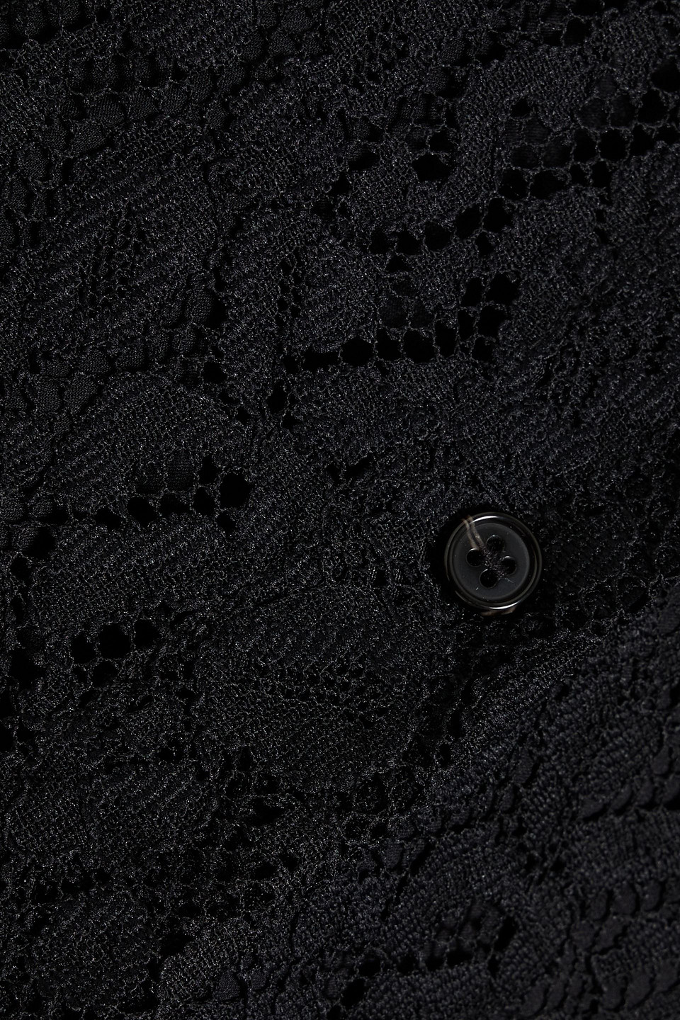 Theory Corded Lace Shirt In Black