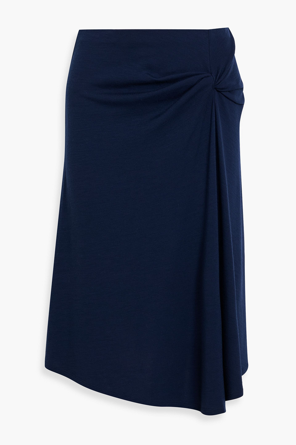 Twisted jersey skirt